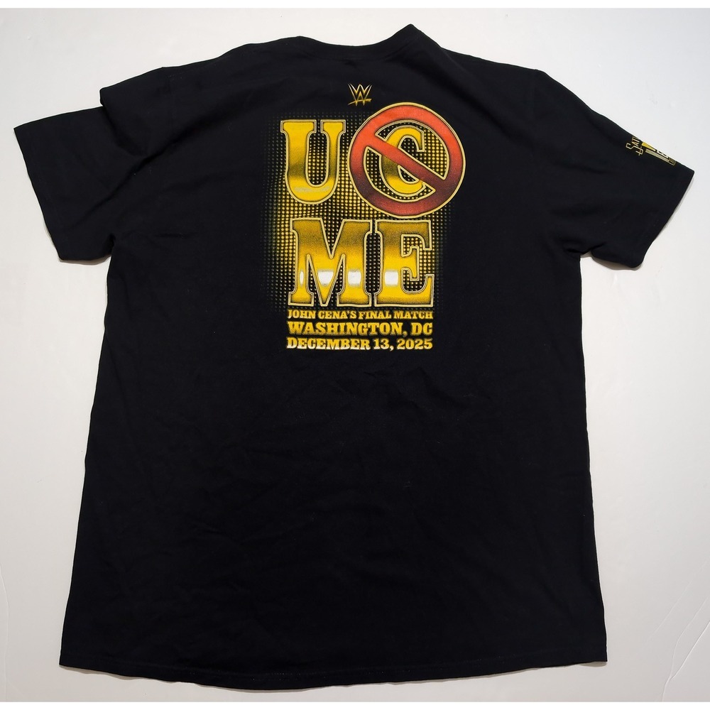 WWE Wrestling John Cena T-Shirt Thank You Final Match 2025 XL - Picture 2 of 8